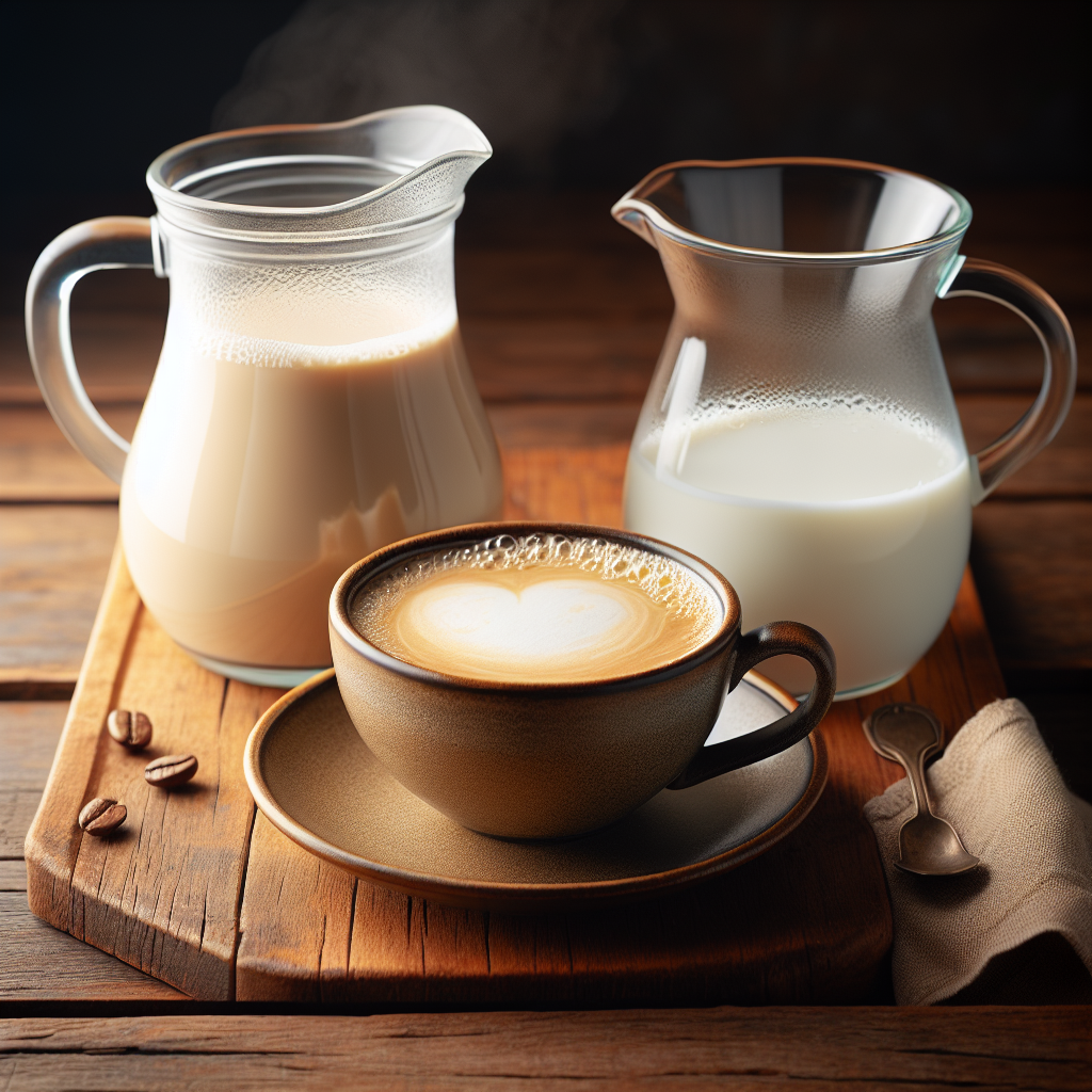 What is better? Whole milk or skim milk in coffee?