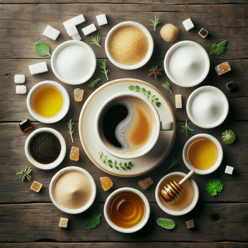 What sweetener works best with coffee?