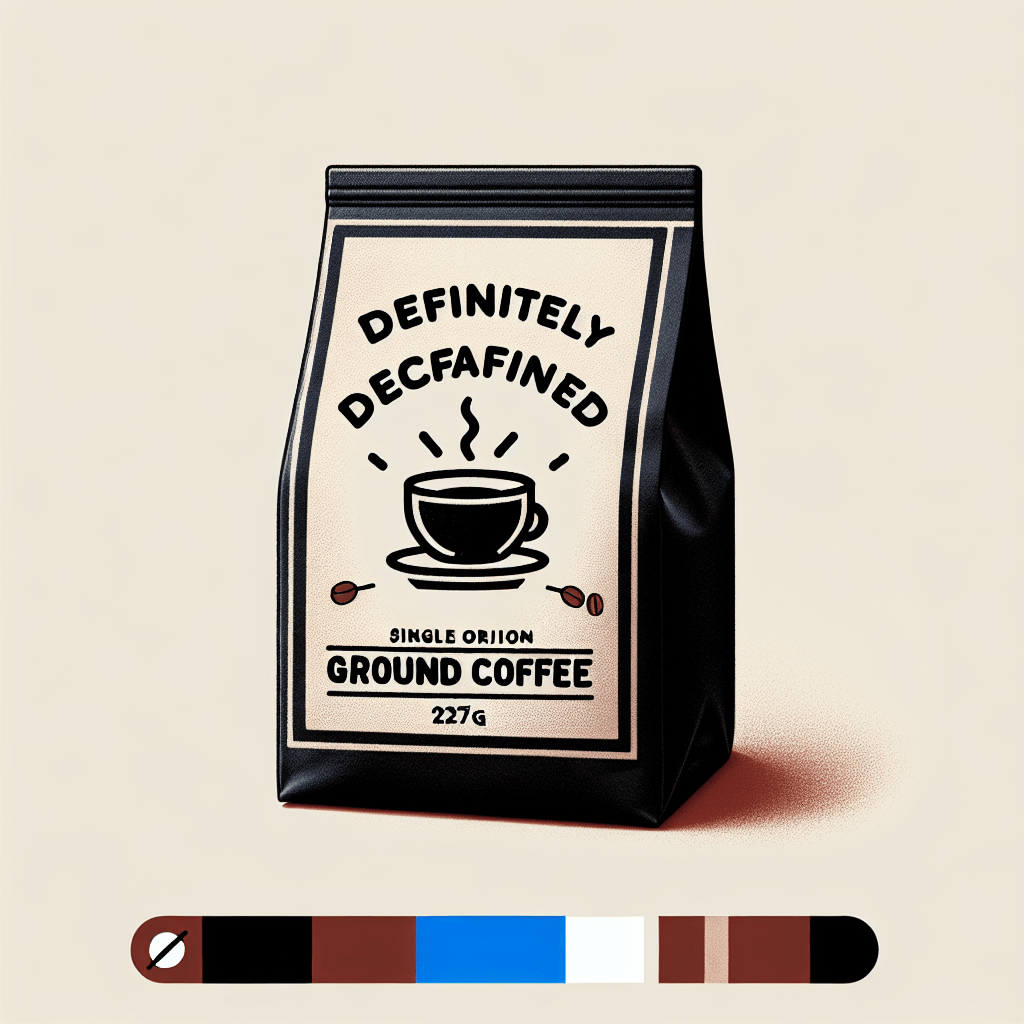 Single Origin Ground Coffee - Definitely Decaffeinated 227g