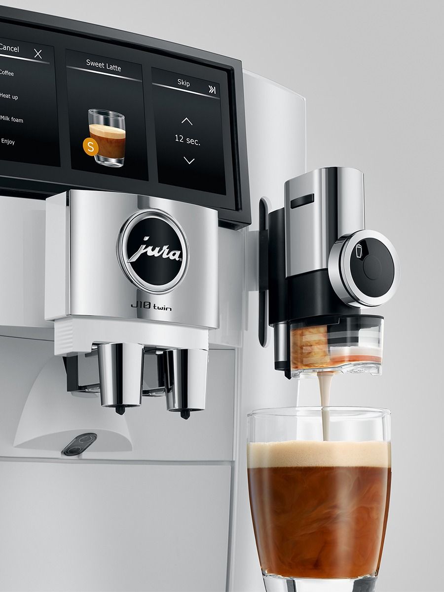 Jura J10 twin Diamond White