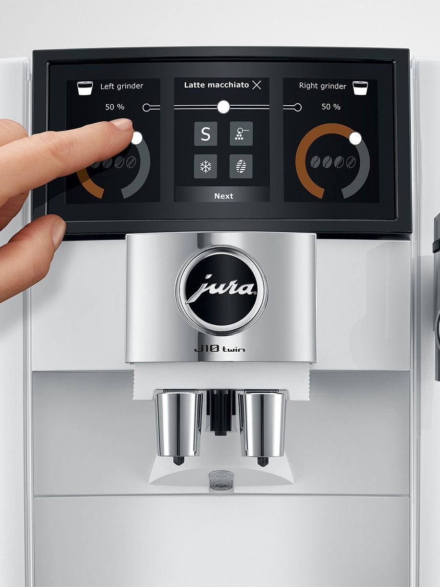 Jura J10 twin Diamond White