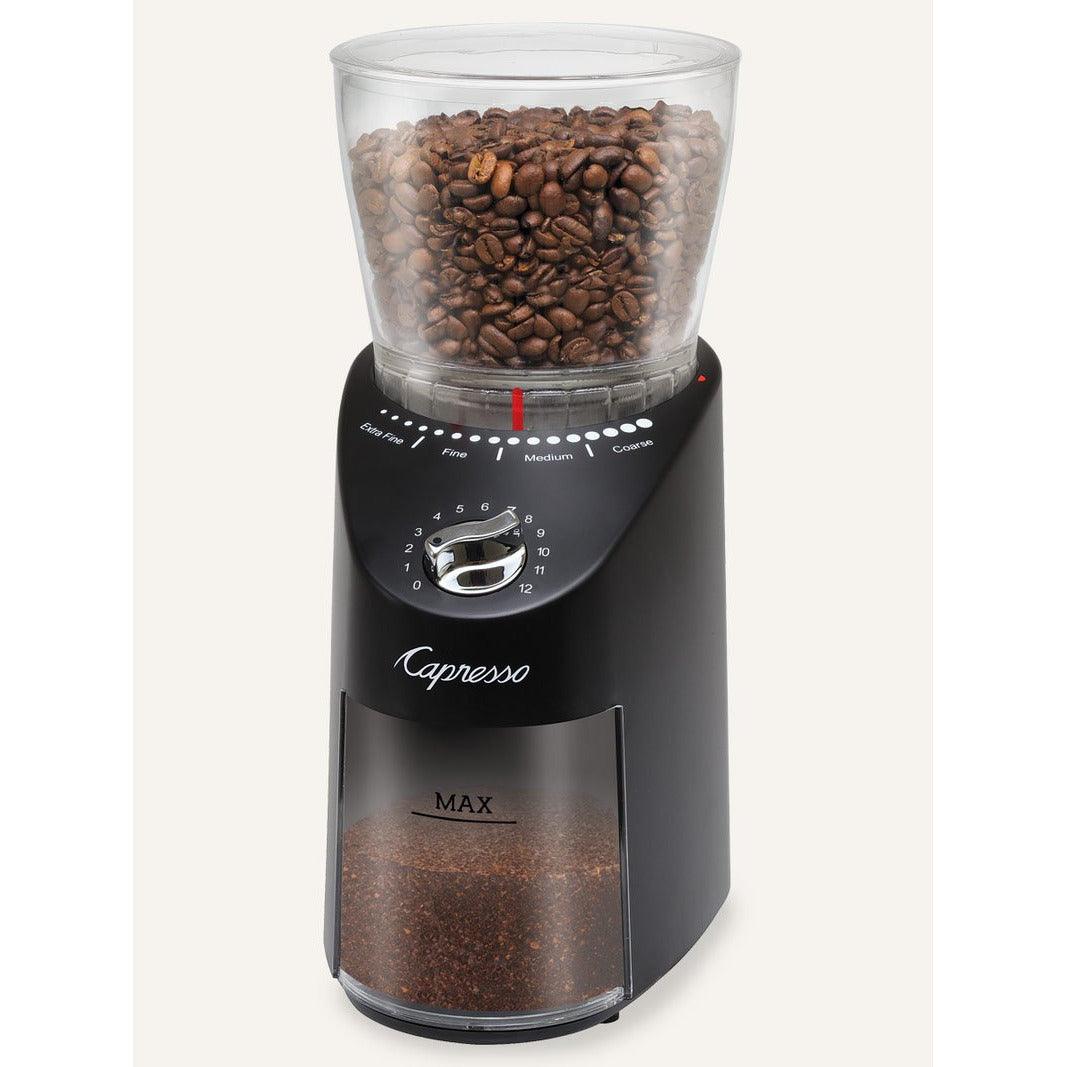Capresso Infinity Plus Conical Burr Grinder, Black (4391794049066)