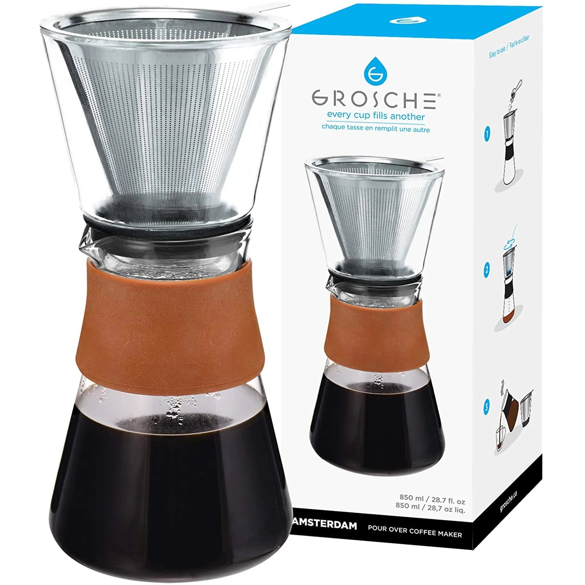 GROSCHE AMSTERDAM Pour Over Coffee Maker (6939201273898)