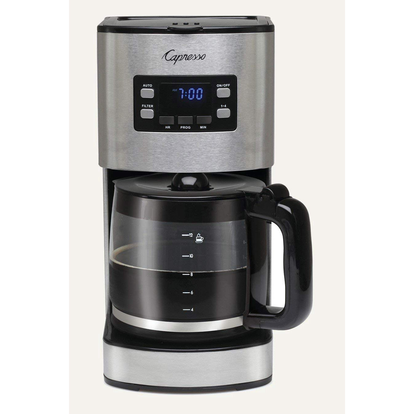 Capresso SG300 12-Cup Stainless Steel Coffee Maker (1439998443562)